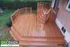Medium size 2-level deck.